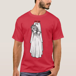 Ghost Bride Lazy Halloween Costume Funny Spirit Gh T Shirt
