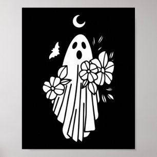 Ghost Bride Lazy Halloween Costume Roligt Spirit G Poster
