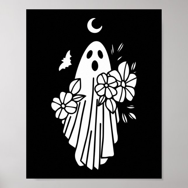 Ghost Bride Lazy Halloween Costume Roligt Spirit G Poster (Framsidan)