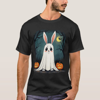 Ghost Bunny Halloween Boohop Ghost Bunny T Shirt