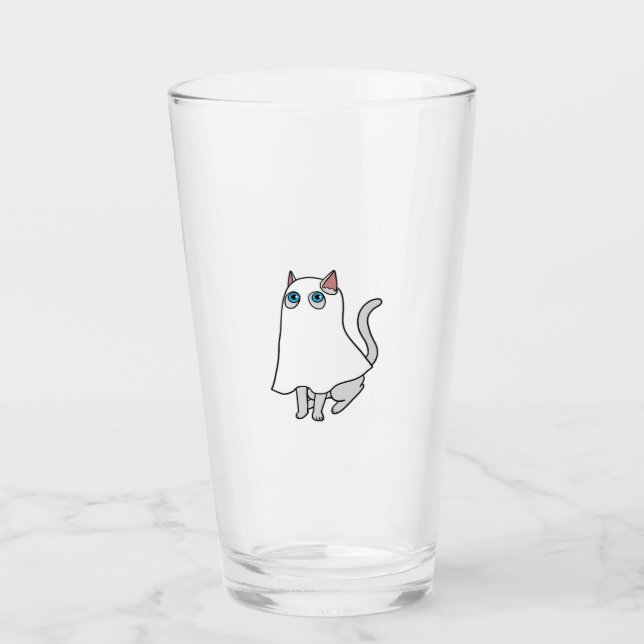 Ghost Cat Classic T-Shirt_1 Glaskopp (Framsida)