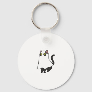 Ghost Cat Classic T-Shirt_2 Nyckelring