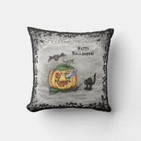 Ghost, Cat, Fladdermus och Pumpkin, Happy hallowee