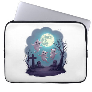 Ghost Cat Parad Laptop Fodral