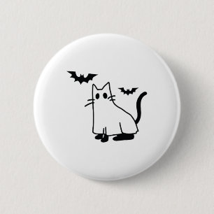 Ghost Cat Pocket Halloween Costume Manar Women Kid Knapp