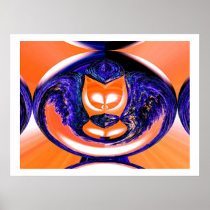 Ghost cat poster