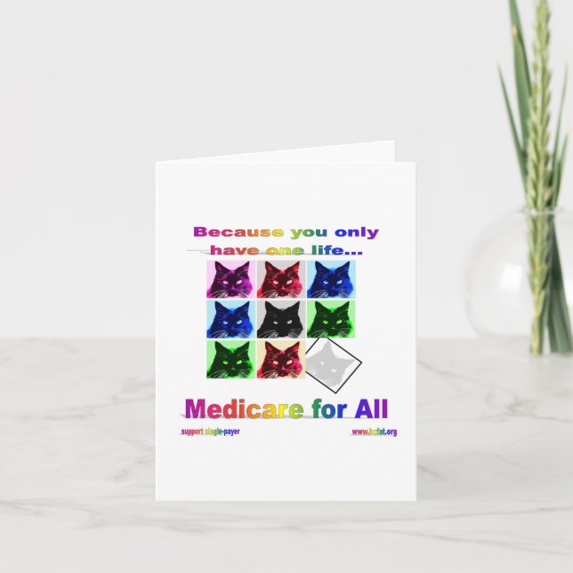 Ghost Cat-vykort Kort (Framsida)