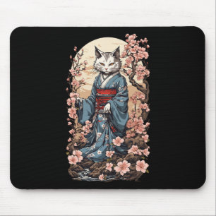 Ghost Cat with Kimono Japansk Yokai Folklore Desi Musmatta