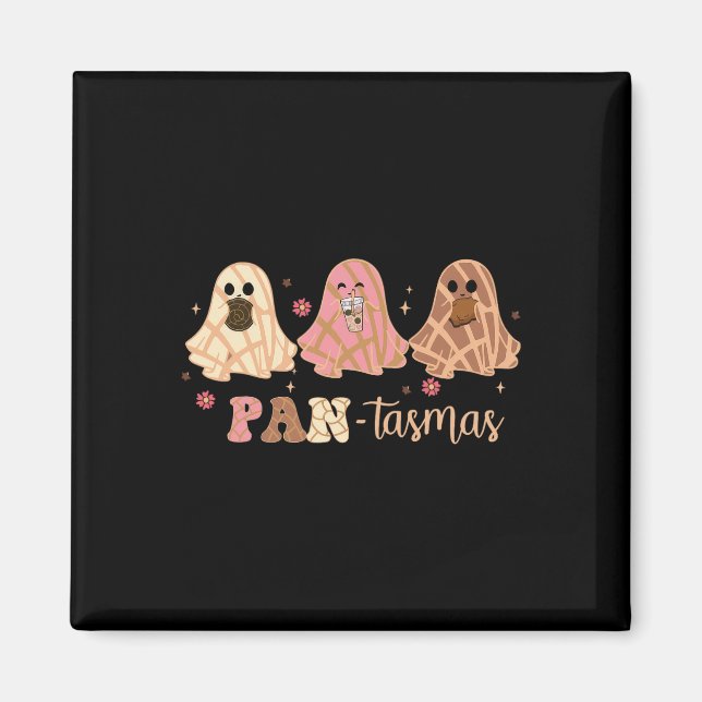 Ghost Conchas Mexican Halloween Magnet (Framsidan)