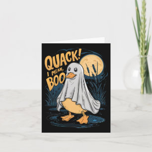 Ghost Costume Cute Anka Quack I Elak Boo Spooky Ha Kort
