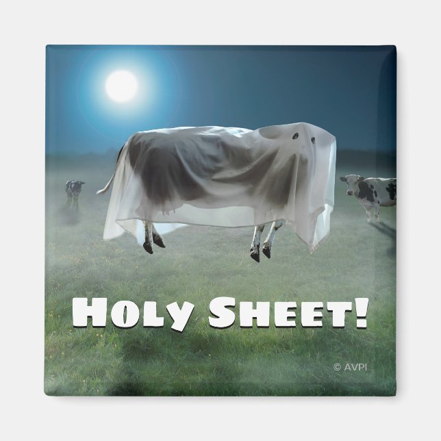 Ghost Cow Magnet (Framsidan)