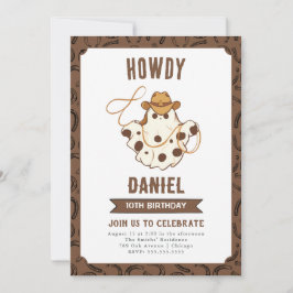 Ghost Cowboy Birthday-inbjudan Inbjudningar