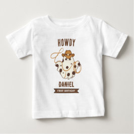 Ghost Cowboy First Birthday T Shirt