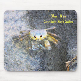 Ghost Crab med Info Mousepad Musmatta