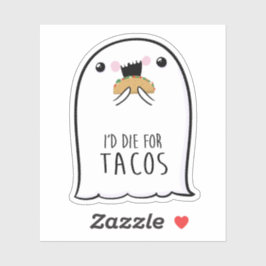 Ghost Cute Halloween Art Höstsäsong Klistermärken