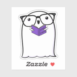 Ghost Cute Halloween Art Höstsäsong Klistermärken