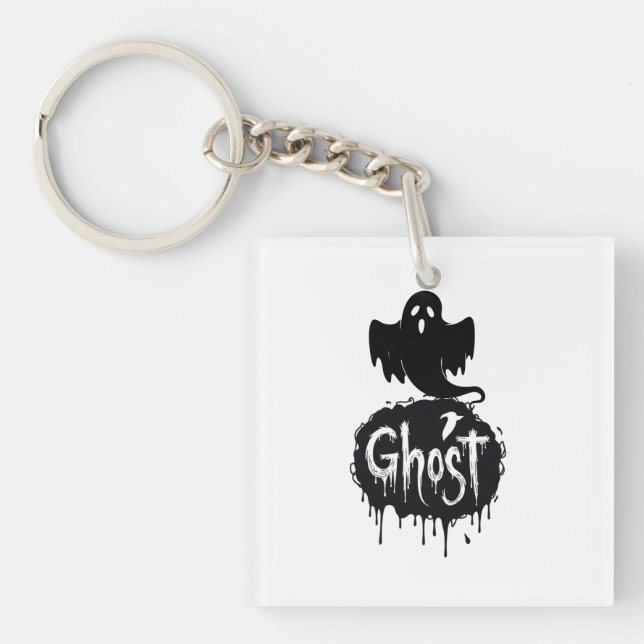Ghost – Dark Horror Dripping Text Art (Framsidan)