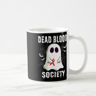 Ghost Dead Blood Society Blodcancer Medvetenhet Ha Kaffemugg