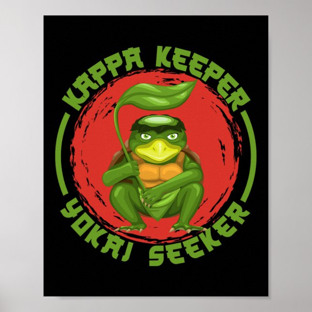 Ghost Demon Kappa Keeper Seeker Monster Trickster Poster (Framsidan)