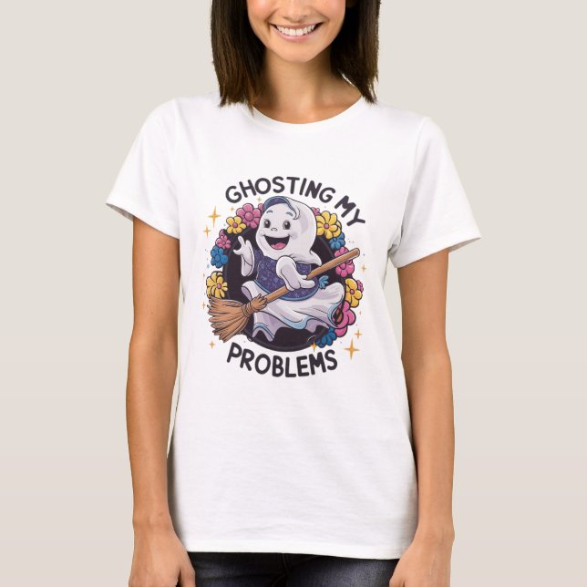 Ghost Design Women's T Shirt (Framsida)
