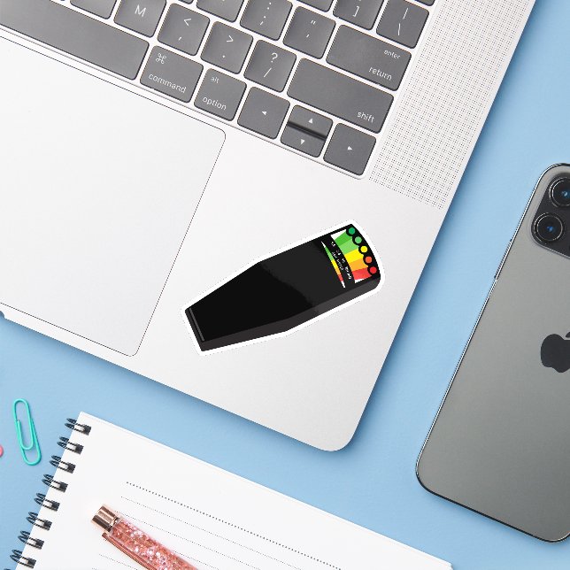 Ghost-detektor Klistermärken (Laptop med iPhone)