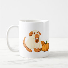 Ghost doggy med pumpor kaffemugg