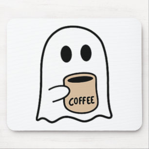 Ghost Drinking Coffee Funny Halloween Costume Coff Musmatta