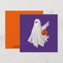 Ghost eller behandling med pumpkin Candy Bucket