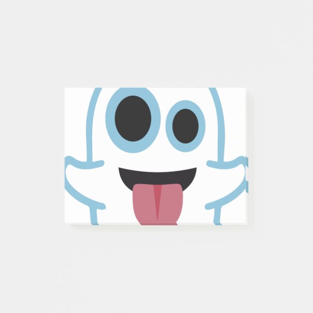 Ghost Emoji Post-it Block (Framsida)