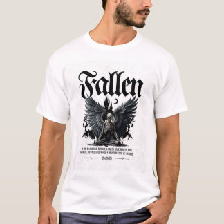 Ghost Fallen Skeleton Vingar Shirt, Gift För manar T Shirt