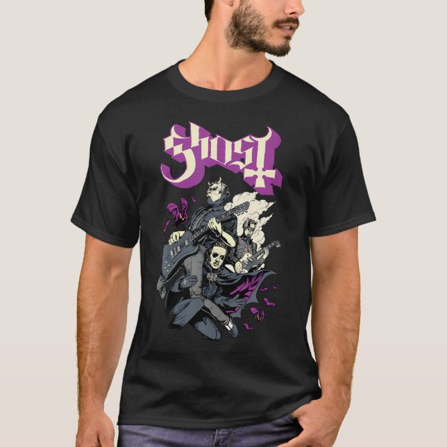Ghost Fladdermus och Band T Shirt (Framsida)