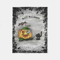 Ghost, Fladdermus och Cat, Happy halloween!