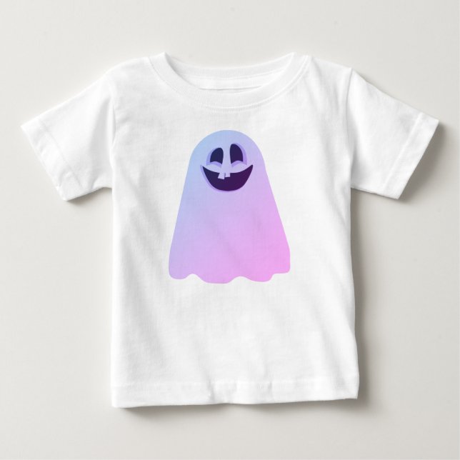 Ghost Flytande tecken Halloween T Shirt (Framsida)