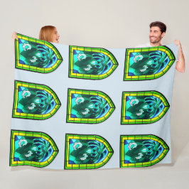 Ghost för fastnat glas fleecefilt