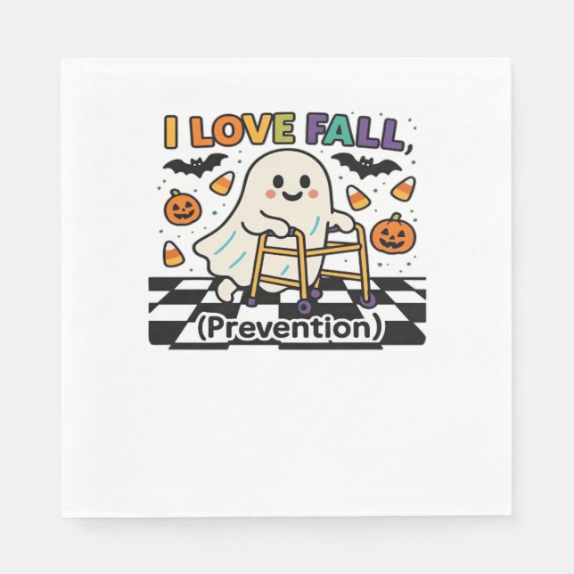 Ghost för fysioterapi vid fallförebyggande behandl pappersservett (Framsidan)