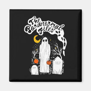 Ghost för paranormala filer i cemeteriet magnet