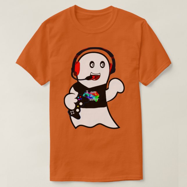 Ghost för spelare t shirt (Design framsida)