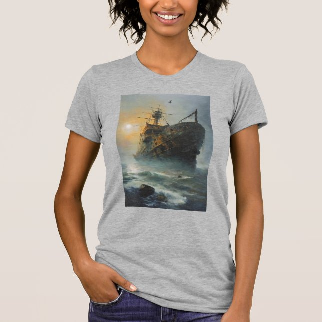 Ghost frakt, pirat frakt t shirt (Framsida)