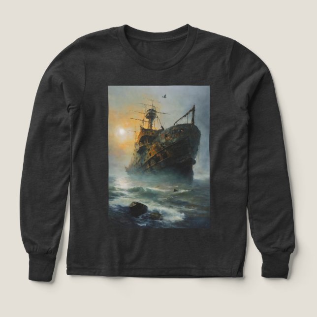 Ghost frakt, pirat frakt t shirt (Design framsida)