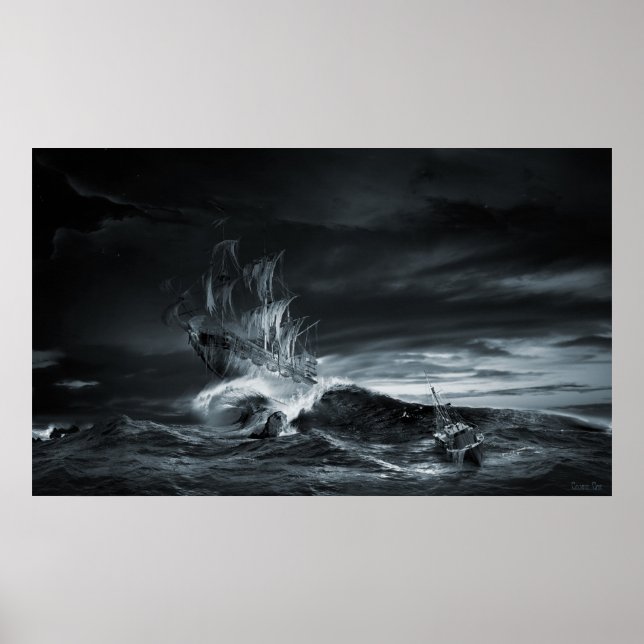 Ghost-frakt-serien: nionde vågen poster (Framsidan)