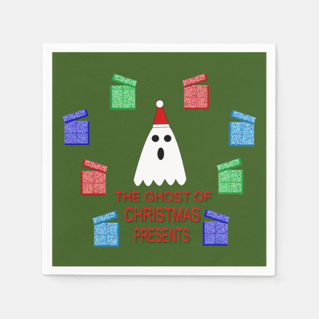 Ghost från Julklapp lustig Pappersservett (Framsidan)