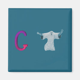 Ghost Fridge Magnet