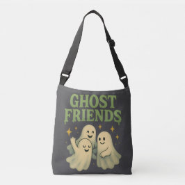 Ghost Friends - Grått Axelväska