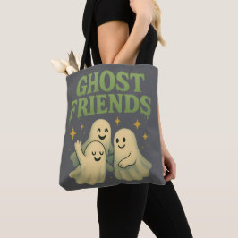 Ghost Friends - Grått Tygkasse