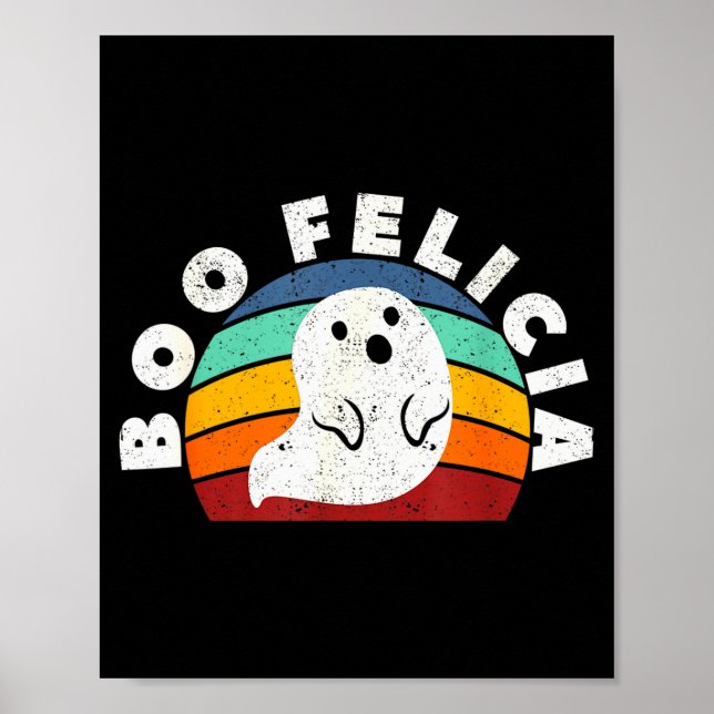 Ghost Funny Love Halloween Party Ghosts Homemade B Poster (Framsidan)