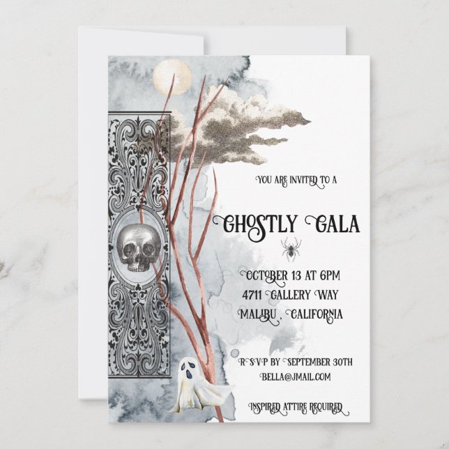 GhoST Gala Inbjudningar (Framsida)