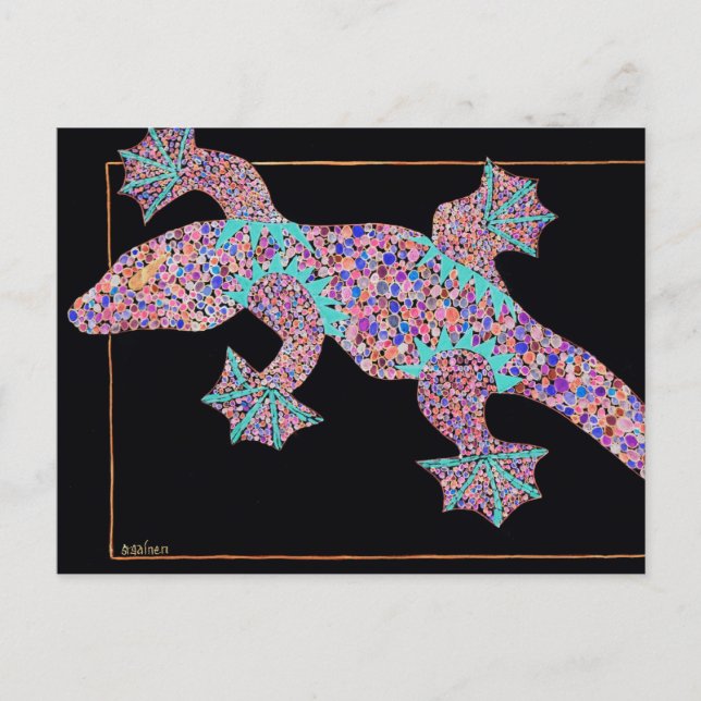 Ghost Gecko-vykort Vykort (Framsida)