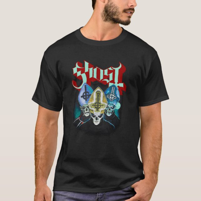 Ghost Ghost Trinity T Shirt (Framsida)