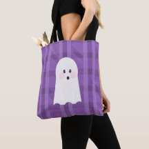 Ghost Ghoul Lila Randig Halloween  