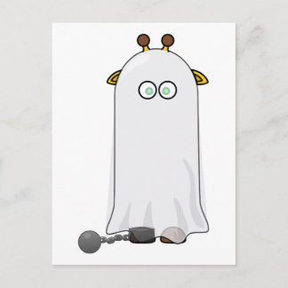 Ghost Giraffe med kedjor Vykort